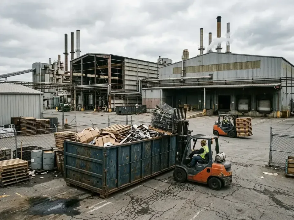 industrial-factory-scrap-conta-003 — frequently asked questions, Cheap Roll-off Dumpster Rentals in Parkersburg, WV